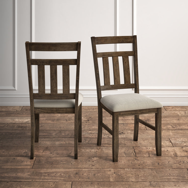 Neutral upholstered dining online chairs